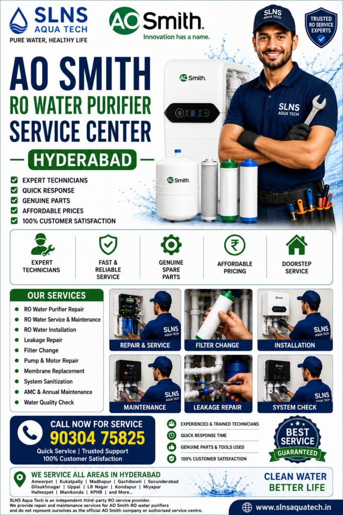 AO Smith RO Water Service