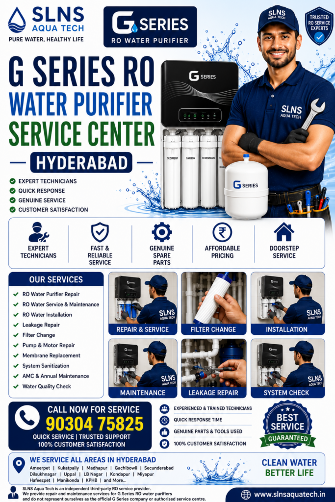 G Series RO Water Service